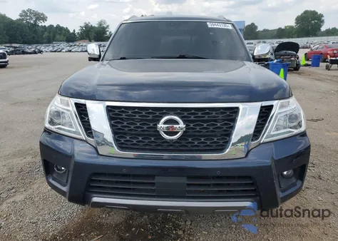 2020 Nissan Armada Sv из США, поврежденный, VIN JN8AY2NC5LX518908